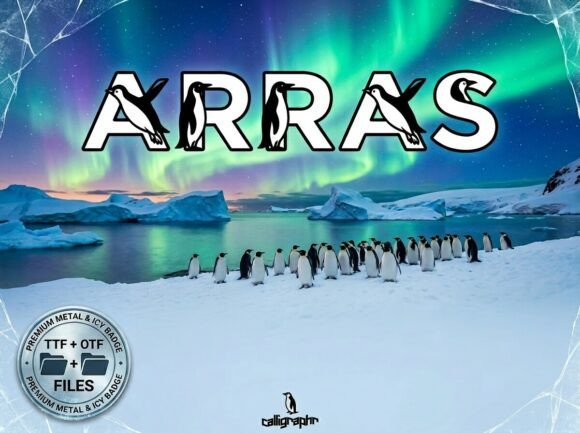 Arras Font: A Playful Touch for Winter-Themed Designs