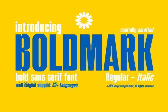 Boldmark – A Modern Sans Serif Font for Impactful Design