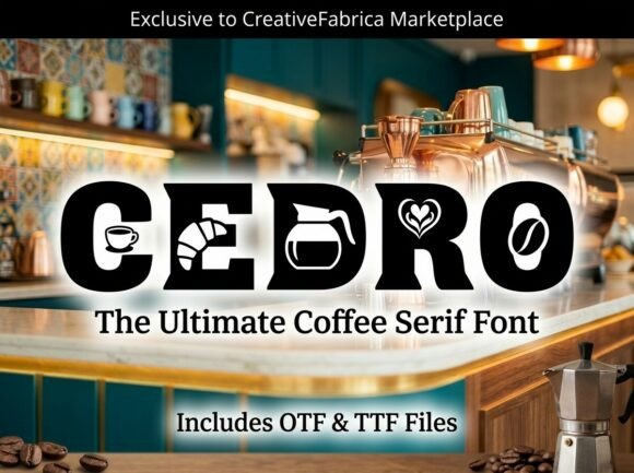 Cedro: The Font That Brews Creativity