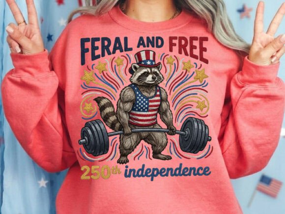 Funny Raccoon 250th Tshirt Png