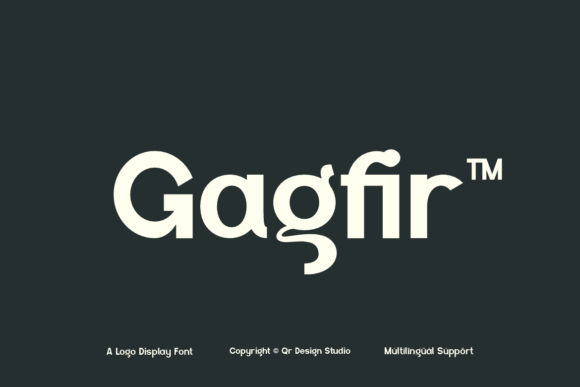 Gagfir Font: A Bold and Authentic Choice for Strategic Branding and Design