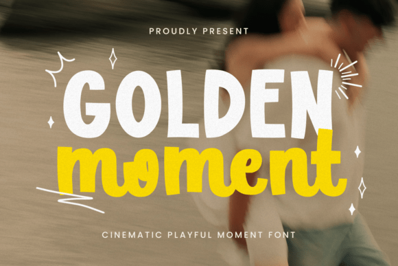 Golden Moments Font for Creative Projects