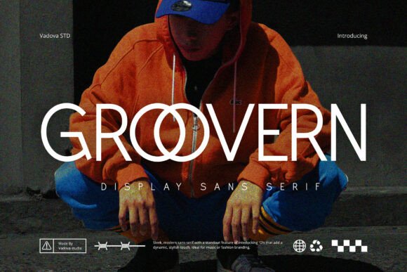 Groovern: A Modern Sans-Serif Font for Dynamic Branding and Design