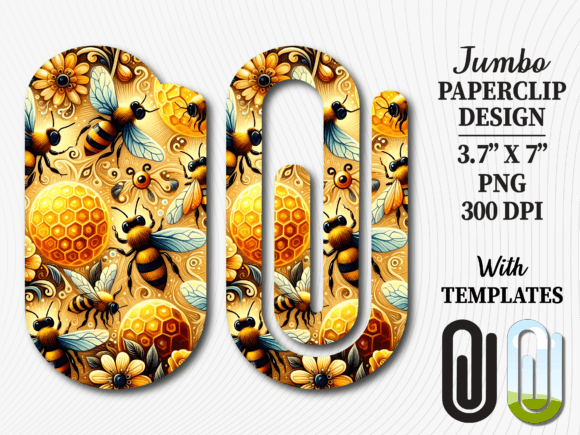 Honey Bee Sunflower Jumbo Paperclip: A Creative and Functional Design for Everyday Use