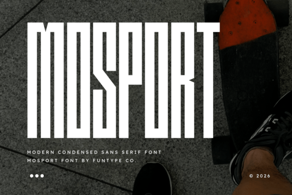 Mosport: A Modern Font for High-Impact Visual Design