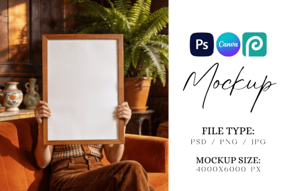Retro ISO A4 A3 A2 Frame Mockup: A Timeless Tool for Modern Designers