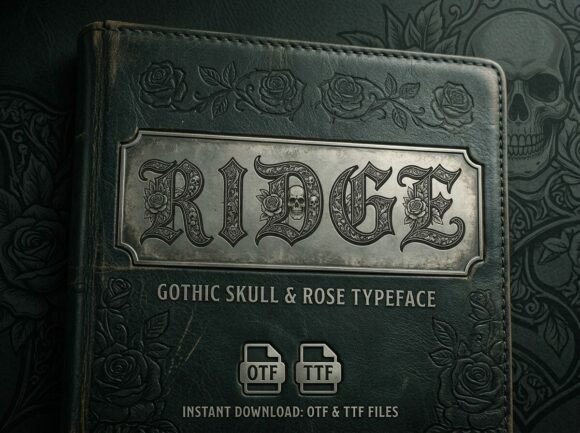Ridge Font for Bold and Artistic Design