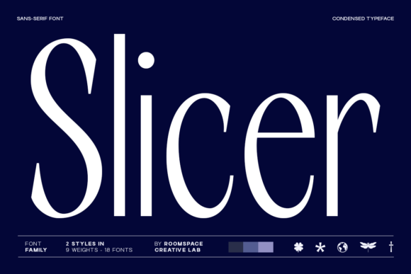 Slicer Font: A Modern Condensed Sans-Serif for Designers and Creators