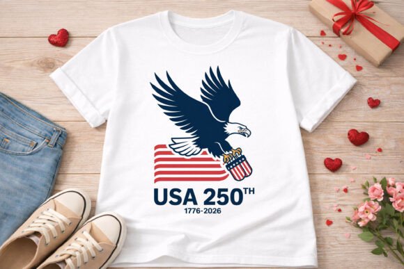 USA 250th Anniversary T-Shirt Design: A Bold Celebration of Patriotism and Creativity